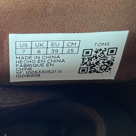 Men’s Toms Carlo Mid-Calf Brown Canvas Casual Sneakers in size 7. - Picture 7 of 13